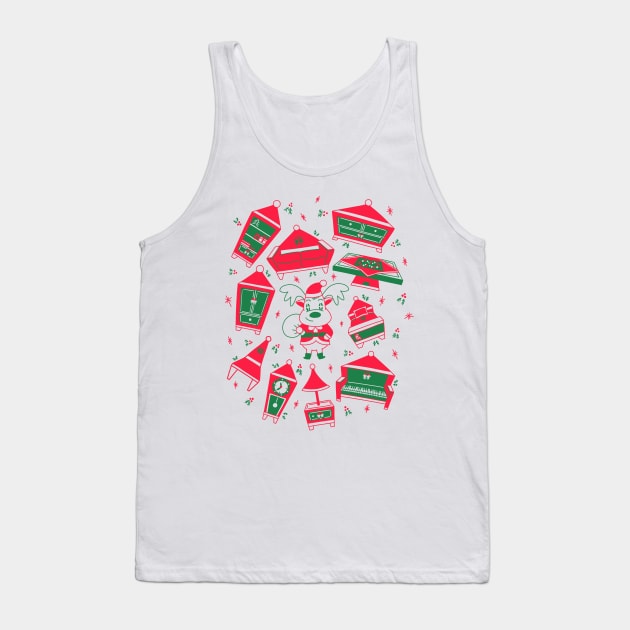 Jingle Crossing Tank Top by TravisPixels